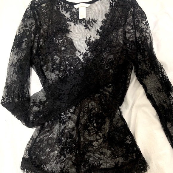 Vintage sheer lace H&M Blouse - Picture 2 of 4